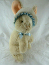 Applause Vintage Korea Bunny Rabbit in Easter Bonnet 11" plus ears - £11.59 GBP