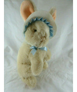 Applause Vintage Korea Bunny Rabbit in Easter Bonnet 11&quot; plus ears - $20.28 CAD