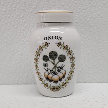 Vintage The Franklin Mint Gloria Concepts Porcelain Spice Jars 3 1/4&quot; ONION - $10.09