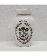 Vintage The Franklin Mint Gloria Concepts Porcelain Spice Jars 3 1/4&quot; ONION - $10.09