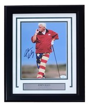 John Daly Unterzeichnet IN Dunkelblau Eingerahmt 8x10 Pga Golf Amerika Foto JSA - £114.48 GBP