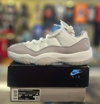 Authenticity GuaranteeAIR JORDAN 11 RETRO LOW &quot;CEMENT GREY&quot; 2023 SZ 8.5/... - £194.12 GBP