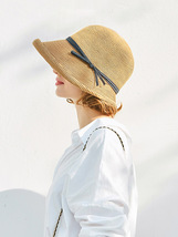 Women&#39;s Wide Brim Straw Hat, Sun Hat, Vacation Hat, Beach Hat, Summer Hats - £19.17 GBP