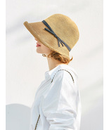 Women&#39;s Wide Brim Straw Hat, Sun Hat, Vacation Hat, Beach Hat, Summer Hats - £18.95 GBP
