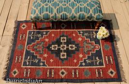 Handmade Area kilim rugs 4x6 feet turkish kilim Rug - £104.55 GBP