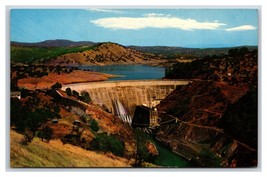 Don Pedro Dam Between Turlock and Modesto California CA UNP Chrome Postc... - £3.92 GBP