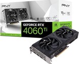 Pny Geforce Rtx 4060 Ti 16Gb Verto Overclocked Dual Fan Graphics Card Dl... - $950.99