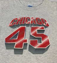 Vintag Chicago Bulls T Shirt Salem Sportswear Michael Jordan NBA 90s Boys 5-6 - £15.72 GBP