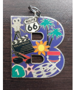 Vintage Rout 66 Hollywood &quot;B&quot; Letter Enamel Pendant Collectible Memorabilia - $27.01 CAD