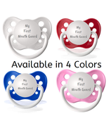 Hockey Pacifier - My First Mouth Guard Pacifier - Sports Binky - Funny S... - £7.85 GBP