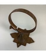 Victorian Art Deco Brass Wall Bracket w/Match Striker Vintage Oil Lamp H... - $1,048.60 MXN