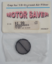 Motor Saver 80FCP 1/8 Replacement Air Filter Cap Off-Road RC Part Vintage NEW - $4.99