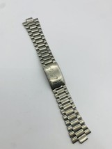 Vintage seiko stainless steel watch ￼strap,used.clean 8.5mm/21mm-1970s(V... - $11.83