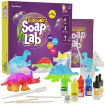 Dino Soap Making Kit For Kids - Dinosaur Science Kits For Kids All Ages - Stem D - £31.31 GBP