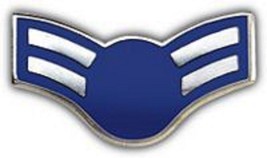 AIR FORCE USAF E-3  AIRMAN FIRST CLASS RANK LAPEL  PIN - £15.16 GBP