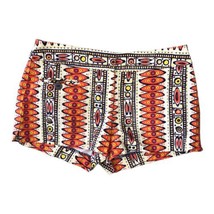 Trina Turk Shorts  Tribal Geometric Cotton Los Angeles Designer Women&#39;s SZ 0 B1 - £11.19 GBP