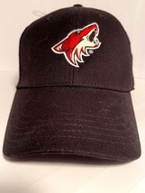 Arizona Coyotes Hat Men&#39;s Adjustable Black Hockey NHL Team Apparel Cap - £7.53 GBP