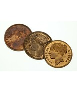 1837 Great Britain Queen Victoria Cumberland Jack Token Lot of 3 &quot;To Han... - $73.02 CAD