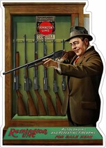 Remington Firearms Metal Advertising Sign - £46.67 GBP