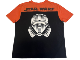 Size Large Disney Parks Star Wars Orange and Black Storm Trooper T-Shirt - $17.95