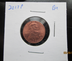 2017-P Lincoln Shield Cent BU - £1.39 GBP