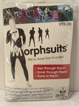 Black Tuxedo Morphsuit for Adults size M 5&#39;-5&#39;4&quot; New by Original Morphsu... - $34.64