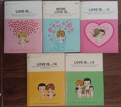 5 VTG Love Is Kim Grove Signett 1970&#39;s Miniature SC Book More Love Valentine Day - £138.99 GBP