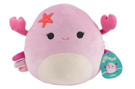 Squishmallows Original Starfish Cailey the Pink Crab 8 Inch Stuffie - £21.92 GBP