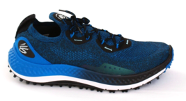 Under Armour  Blue UA Charged Curry Spikeless Golf Shoes Men&#39;s Size 9 - £158.26 GBP