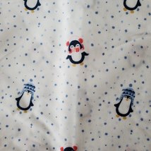 Blue Pines Pillowcases, set of 2, Penguins Snowflakes Holiday, Standard size NWT image 3