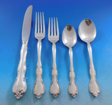 Rose Tiara by Gorham Sterling Silver Flatware Set for 12 Service 65 Pieces - £3,082.45 GBP