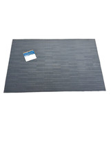 Home Collection Dark Grey Square PVC Napperon Placemats 16.53x10.63Inch - £6.03 GBP