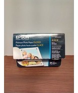 Epson Premium Photo Glossy Paper Sheets For All Ink Jet Printers 54 Shee... - £8.63 GBP
