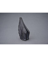 Handmade Cremation Keepsake Urn &quot;Wings&quot; - Small | Dark Matte | Ceramic - $325.17 CAD+