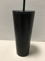 Starbucks Christmas 2020 Green/Black Stainless Steel Tumbler Venti Cold Cup - £23.73 GBP