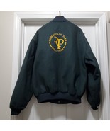 Vintage Englands Ribblesdale Park Polo Team Green Letterman Jacket Men&#39;s... - £81.33 GBP