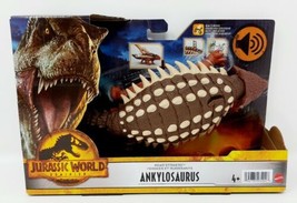Jurassic World Dominion Ankylosaurus Figure Roar Strikers NEW Dino Dinosaurs JW  - £37.77 GBP