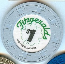 Las Vegas Fritzgeralds $1 Casino Chip, vintage - £4.69 GBP