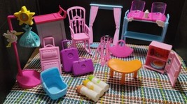 EC Mattel Barbie Nursing Room Suitcases, Mini Fridge, Scale, Bassinet EC... - £14.62 GBP