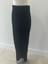 Womens Skirt-MAX STUDIO-black velvet stretch pull-on long-Small - £15.02 GBP