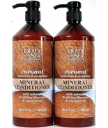 2 Dead Sea Collection 30.6 Oz Coconut Moisturizing Mineral Conditioner W... - $27.99