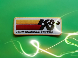  K&amp;N PERFORMANCE FILTERS CAR VAN TRUCK EMBROIDERED PATCH  - $4.99