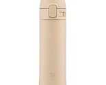 ZOJIRUSHI Water Bottle One Touch Stainless Steel Mug 0.3L Beige SM-PD30-CM - $38.60