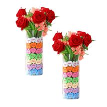2PK Valentines Day Decorations 95-Piece Set Artificial Floral Table Cent... - $17.54