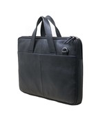 HG-LTH Sleek 14&quot; Leather Laptop Bag Messenger Shoulder Bag Compatible wi... - $108.21 CAD