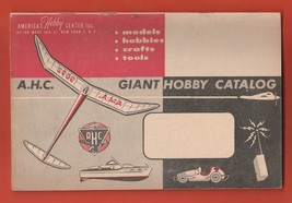 VINTAGE 1950&#39;S AMERICA&#39;S HOBBY CENTER NEW YORK GIANT HOBBY CATALOG - £13.05 GBP
