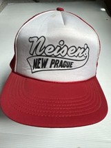 Vintage Neisen&#39;s Adjustable Snap Back Trucker Cap Hat New Prague Minnesota - £15.54 GBP