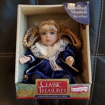 NIB Classic Treasures Animated Hand-Painted Porcelain Doll Send In The Clowns - £19.13 GBP