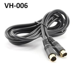 6Ft S-Video (S-Vhs) Minidin 4-Pin Male/Male Cable, - £14.88 GBP