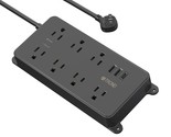 Power Strip Surge Protector, TROND 7 Widely-Spaced Outlets with 3 USB Po... - £37.51 GBP